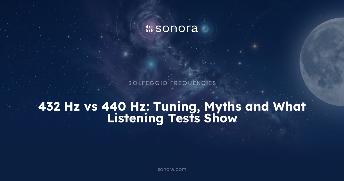 432 Hz vs 440 Hz: The Tuning Debate Explained | Sonora