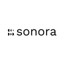 sonora black on white